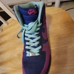 Size 11 Nike Air Force 1 high tops 07\' Brave Blue Cherrywood Nike | Shoes | Size 1 Nike Air Force 1 High Tops 7 Brave  main image 3